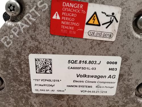 AC compressor VW GOLF VIII (CD1, DA1) 1.4 GTE Plug-in Hybrid | BP33237322M34  - Image 5