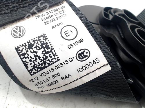 Rear right seatbelt VW POLO V (6R1, 6C1) 1.2 TSI | BP11846941I28 