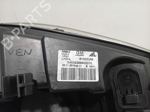 Left headlight OPEL COMBO Box Body/MPV (X12) 1.3 CDTI (B05) | BP30709086C28 