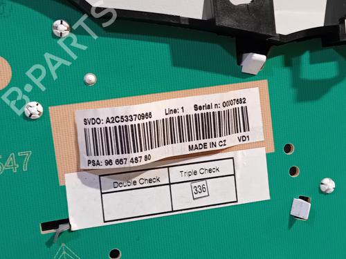 Instrument cluster PEUGEOT 207 SW (WK_) 1.6 16V | BP20937951C47 