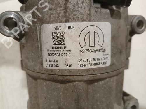 AC compressor FIAT 500X (334_) 1.4 (334AXC1B, 334AXC11) | BP38759117M34 - Image 9