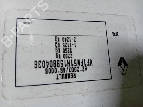 Front right seatbelt RENAULT KANGOO Express (FW0/1_) 1.5 dCi 90 (FW0G, FW05, FW08, FW11) | BP32780834I25  - Image 13