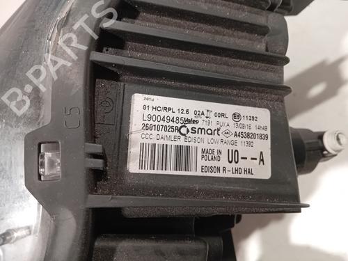Right headlight SMART FORFOUR Hatchback (453) 1.0 (453.042, 453.043) | BP37269682C29 - Image 4