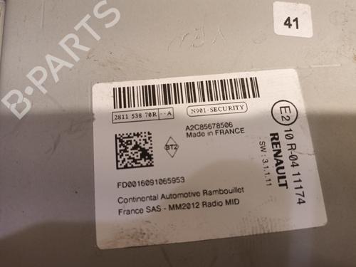 Radio RENAULT CAPTUR I (J5_, H5_) 1.2 TCe 120 | BP39689096E6 - Image 2