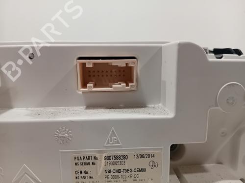 Instrument cluster PEUGEOT 308 II (LB_, LP_, LW_, LH_, L3_) 1.6 HDi | BP30567140C47