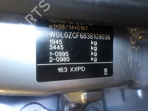 Left front driveshaft OPEL VECTRA C GTS (Z02) 1.9 CDTI (F68) | BP6073568M38 