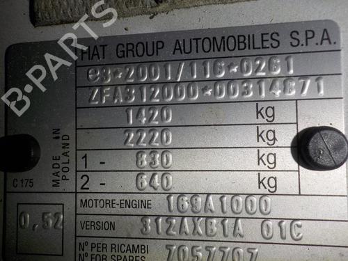 Mass air flow sensor FIAT 500 (312_) 1.3 D Multijet (312AXB1A) | BP9853539M95 