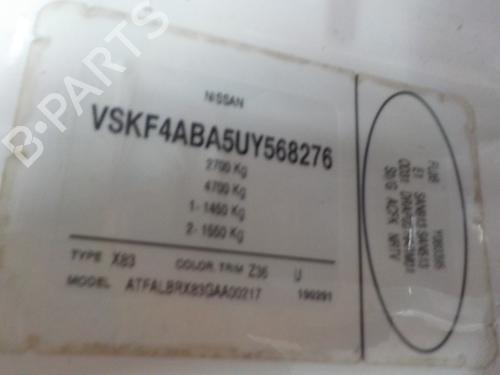 Right front door NISSAN PRIMASTAR Van (X83) 1.9 dCi 80 | BP25547114C3 
