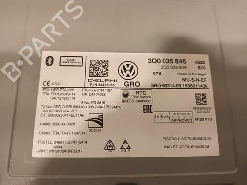 Elektronisk modul VW PASSAT B8 Variant (3G5, CB5) 1.6 TDI | BP31823877M83