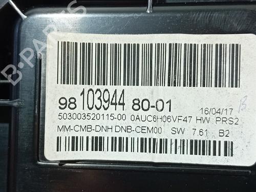 Instrument cluster PEUGEOT 3008 II SUV (MC_, MR_, MJ_, M4_) 1.6 BlueHDi 120 | BP23123819C47 