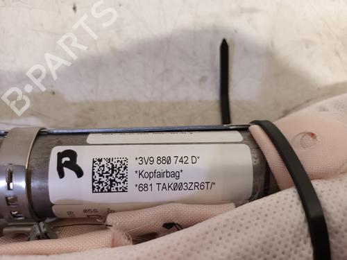 Right curtain airbag SKODA SUPERB III Estate (3V5) 1.5 TSi | BP14456156C12 