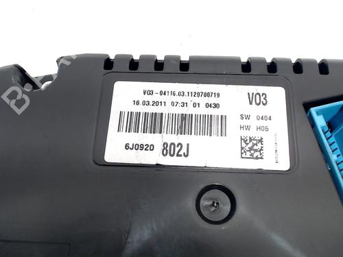Instrument cluster SEAT IBIZA IV (6J5, 6P1) 1.2 TDI | BP9046706C47 