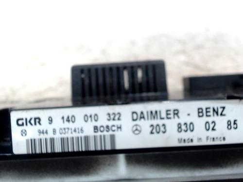 Climate control MERCEDES-BENZ C-CLASS Coupe (CL203) C 180 (203.735) | BP7711978I5 