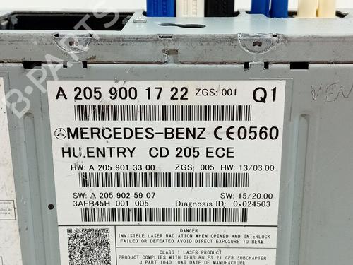 Radio MERCEDES-BENZ C-CLASS T-Model (S205) C 350 e (205.247) | BP18645685E6 