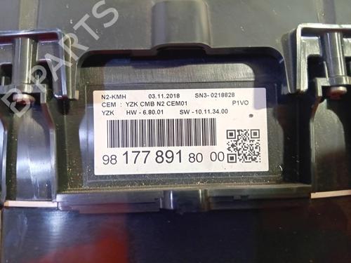 Instrument cluster OPEL COMBO Box Body/MPV (K9) 1.6 D | BP28283193C47 
