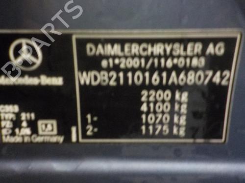 Left rear shock absorber MERCEDES-BENZ E-CLASS (W211) E 270 CDI (211.016) | BP6241613M18 