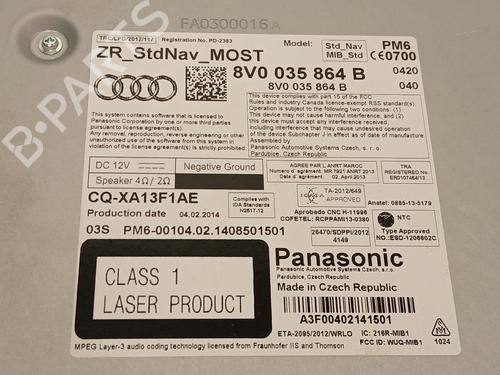 Electronic module AUDI A3 Sportback (8VA, 8VF) 1.2 TFSI | BP26959385M83 