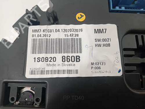 Instrument cluster VW UP! (121, 122, BL1, BL2, BL3, 123) 1.0 | BP30205181C47 