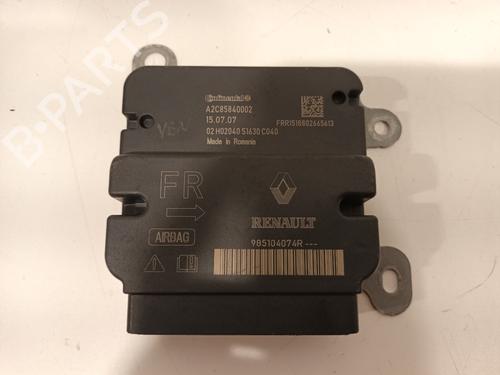 Kollisjonspute styreenhet RENAULT ZOE Hatchback Van (BFM_) Electric (BFME) (92 hp) 17911543