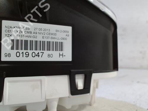 Instrument cluster PEUGEOT 208 I (CA_, CC_) 1.2 VTI 82 | BP13713702C47 