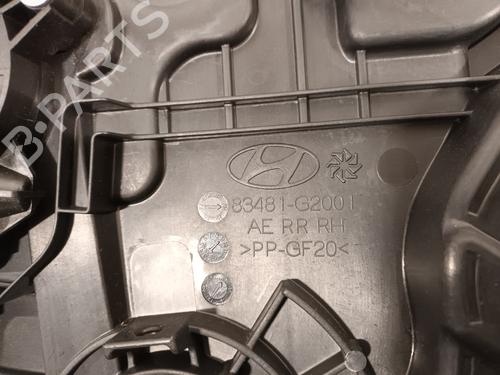 Rear right window mechanism HYUNDAI IONIQ (AE) Electric | BP31949181C25