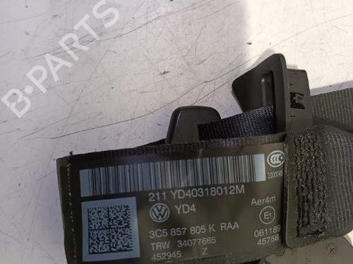 Rear left seatbelt VW PASSAT B7 (362) 1.6 TDI | BP15805839I29 
