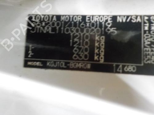 Engine control unit (ECU) TOYOTA IQ (_J1_) 1.0 (KGJ10_, KGJ10R) | BP24135952M57 - Image 10