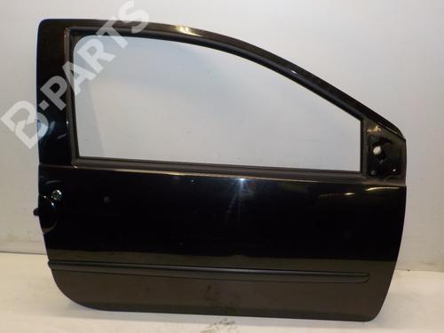 Porte Avant Droite Pour Renault Twingo II (2007-2014) - Peinture RNA Bleu Extreme, Occasion état Moyen