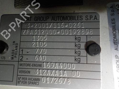 Front left window mechanism FIAT 500 (312_) 1.2 (312AXA1A) | BP23250719C22 