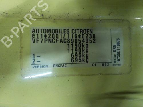 Right front door CITROËN C1 (PM_, PN_) 1.0 | BP19147327C3 