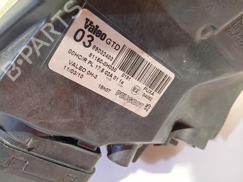 Left headlight PEUGEOT 107 (PM_, PN_) 1.0 | BP29634888C28 