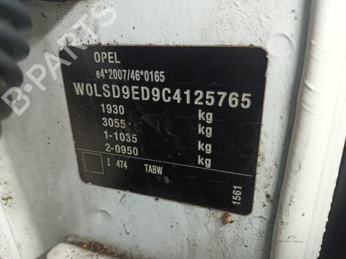 Radio OPEL MERIVA B MPV (S10) 1.4 (75) | BP40536631E6 - Image 10