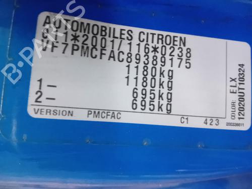 Rear bumper CITROËN C1 (PM_, PN_) 1.0 | BP31261646C8 