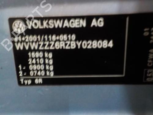Right front door VW POLO V (6R1, 6C1) 1.2 TDI | BP19487241C3 