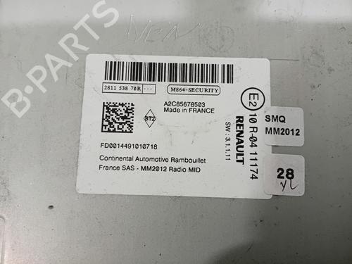 Radio RENAULT ZOE (BFM_) ZOE | BP22400244E6 