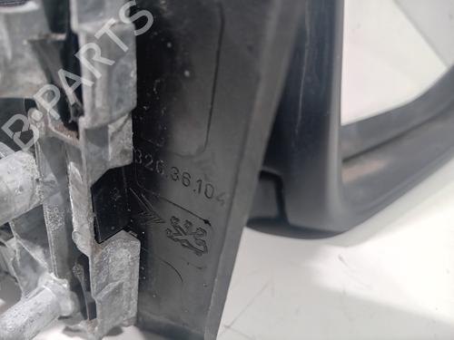 Right mirror PEUGEOT PARTNER Box Body/MPV 1.6 HDi 16V | BP30002296C27