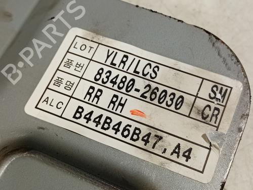 Rear right window mechanism HYUNDAI SANTA FÉ I (SM) 2.0 | BP19274405C25 