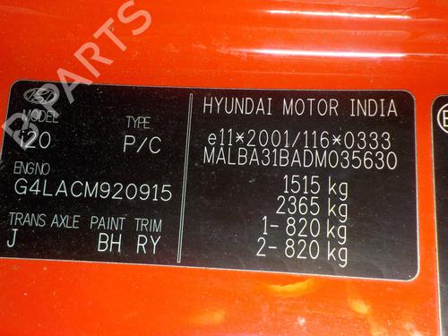 Left taillight HYUNDAI i20 I (PB, PBT) 1.2 | BP22928508C34 