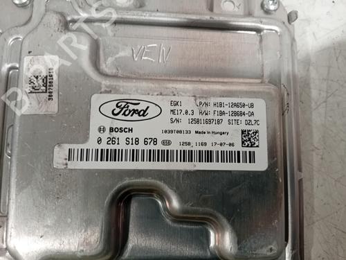 Engine control unit (ECU) FORD FIESTA VII (HJ, HF) 1.1 Ti-VCT | BP21848676M57 