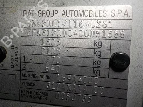 Left front window switch FIAT 500 (312_) 1.2 (312AXA1A) | BP16082535I27 