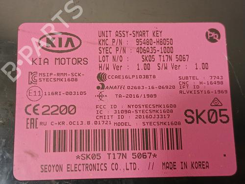 Control unit KIA STONIC (YB) 1.0 T-GDi | BP26883915M11  - Image 5