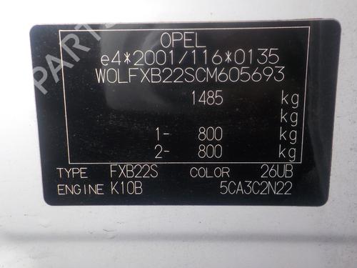 Steering column stalk OPEL AGILA B (H08) 1.0 (F68) | BP18349835I23 - Image 11