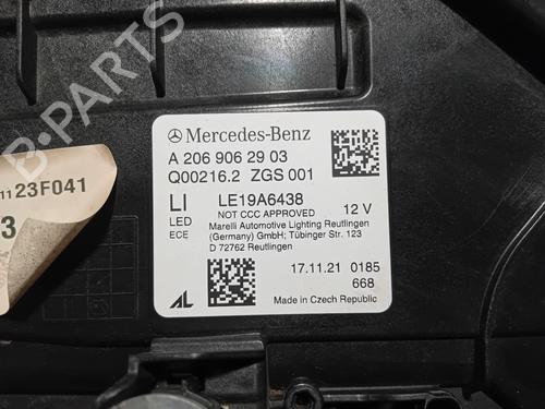 Left headlight MERCEDES-BENZ C-CLASS (W206) C 300 de (206.008) | BP39586782C28 - Image 5