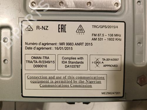 Radio RENAULT MEGANE IV Hatchback (B9A/M/N_) 1.5 dCi 110 (B9A3) | BP33678404E6 - Image 6