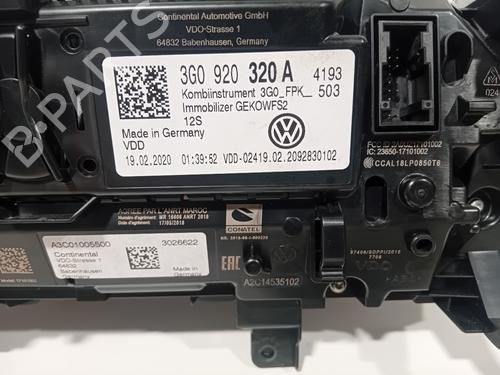 Instrument cluster VW PASSAT B8 Variant (3G5, CB5) 1.6 TDI | BP38169369C47 - Image 3
