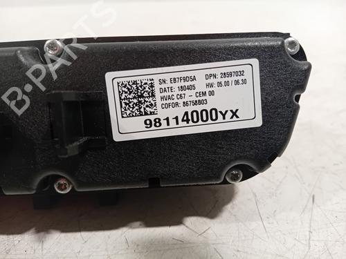Climate control OPEL CROSSLAND X / CROSSLAND (P17, P2QO) 1.2 (75) | BP22234300I5 
