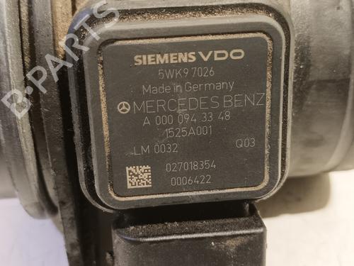 Mass air flow sensor MERCEDES-BENZ B-CLASS Sports Tourer (W245) B 180 CDI (245.207) | BP16420917M95 
