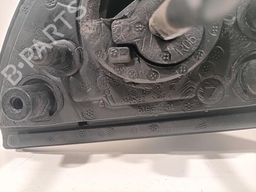 Right mirror PEUGEOT PARTNER Box Body/MPV (K9) 1.5 BlueHDi 100 | BP29918623C27