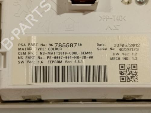 Instrument cluster PEUGEOT 208 I (CA_, CC_) 1.2 VTI 82 | BP19086782C47 