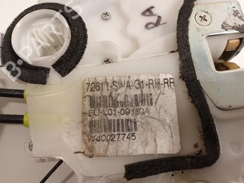 Rear right lock HONDA CR-V III (RE_) 2.0 i-VTEC 4WD (RE5, RE2) | BP16311075C99 